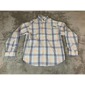Columbia PFG Mens S/P Vented Fishing Shirt Button Down Long Sleeve Plaid